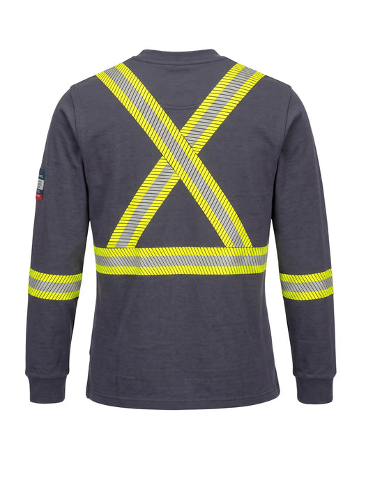 Bizflame Knit Women’s 2″ FR Segmented Henley - Style 773
