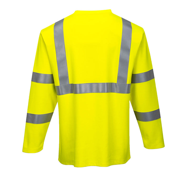 FR96 - FR Hi-Vis Long Sleeve T-Shirt Yellow
