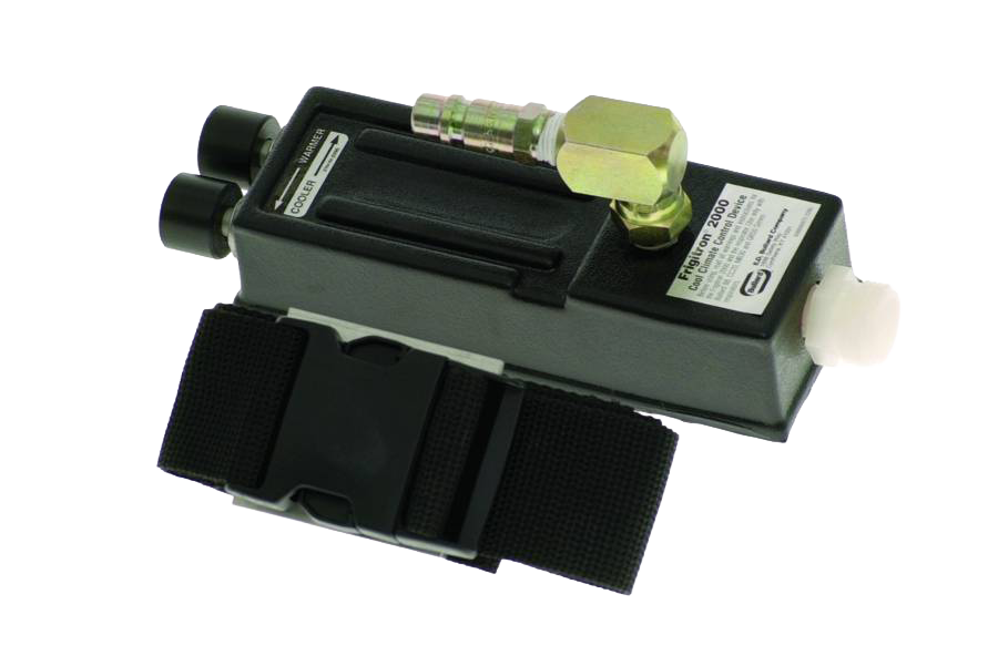 Bullard GVX Supplied Air Blast Respirator Assembly with FRIGITRON Cool Tube and 1/2" Industrial Interchange Fitting