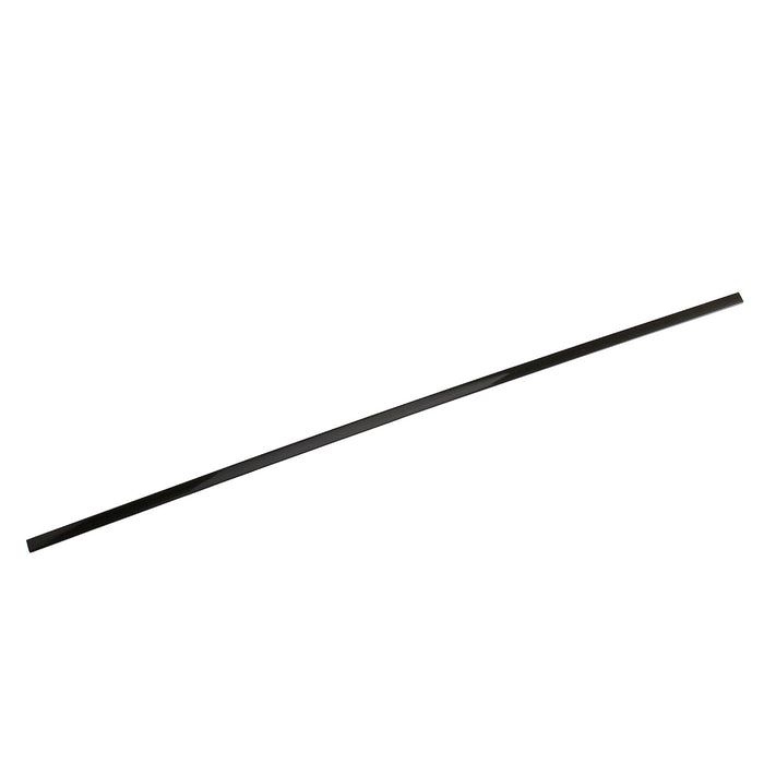 BradyJet J1000 Component Tag Black Rails with Adhesive - 1 Meter