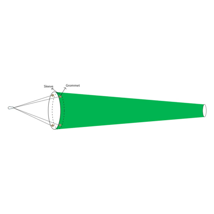 Beach Warning Flag Lightweight Windsocks