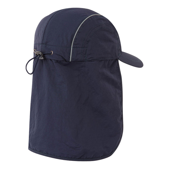 Lightweight Adjustable Cap with Neck Shade & Reflective Piping – Perfect for Work & Leisure Activities, 2 Colors