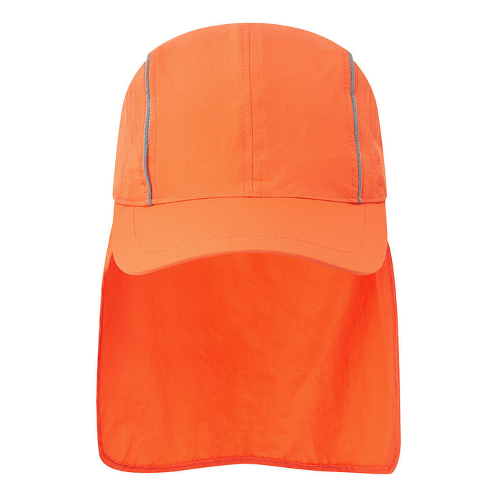 Lightweight Adjustable Cap with Neck Shade & Reflective Piping – Perfect for Work & Leisure Activities, 2 Colors