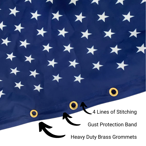 American Flag Heavy-Duty Windsock Outdoor Use