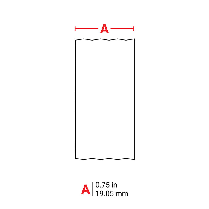 Aggressive Adhesive Multi-Purpose Nylon Labels with Ribbon, for M21 Printers - 0.75", 3 Pack