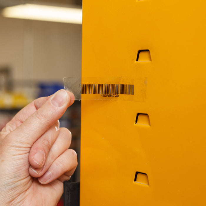 Harsh Environment Multi-Purpose Clear Polyester Labels for M4 M5 Printers - 1" x 25'
