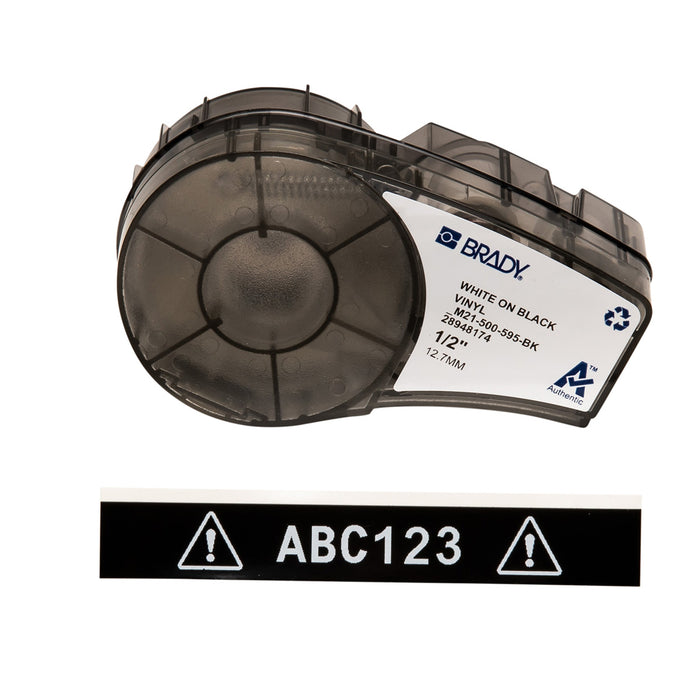Brady All Weather Permanent Adhesive Vinyl Label Tape & Ribbon for M21 Printers - Durable, Versatile, Ideal for Professionals