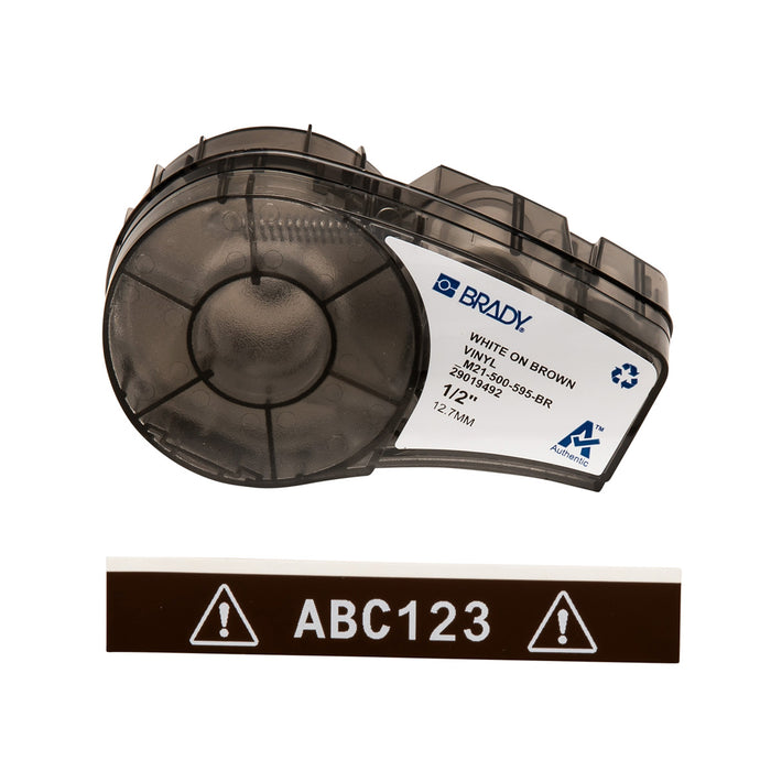 Brady All Weather Permanent Adhesive Vinyl Label Tape & Ribbon for M21 Printers - Durable, Versatile, Ideal for Professionals