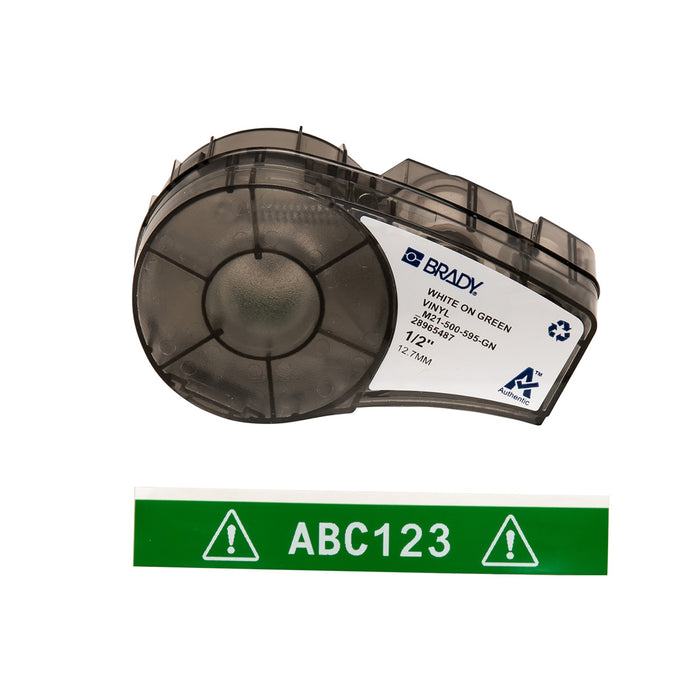 Brady All Weather Permanent Adhesive Vinyl Label Tape & Ribbon for M21 Printers - Durable, Versatile, Ideal for Professionals