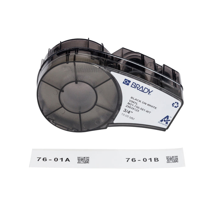 Repositionable Multi-Purpose Vinyl Labels with Ribbon for M210, M211 Printers