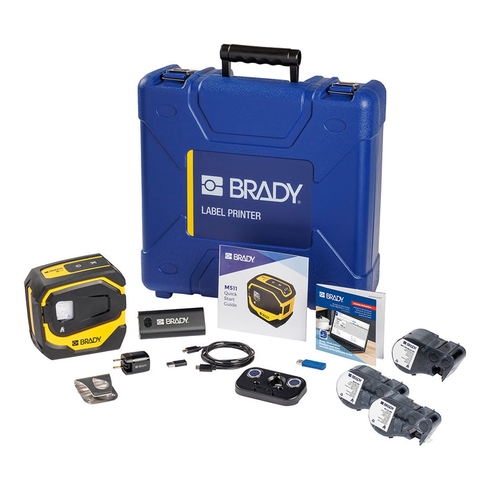 M511 Portable Bluetooth Label Printer with Accessories Kit-Portable Label Printers-Brady-[Safety Supply]-Mann Supply