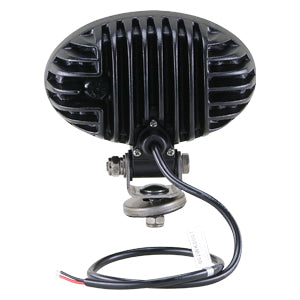 Opti-Luxx WK900 Series 5.6" Oval Clear/White Work/Scene Light (M8 Bracket Mount, 2-Wire Cable Connection)
