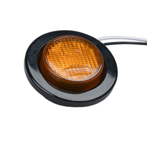 Opti-Luxx 200 Series 2" Round Red & Amber Marker (Grommet, 2-Wire Connection)