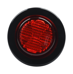 Opti-Luxx 200 Series 2" Round Red & Amber Marker (Grommet, 2-Wire Connection)