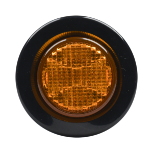 Opti-Luxx 200 Series 2" Round Red & Amber Marker (Grommet, 2-Wire Connection)
