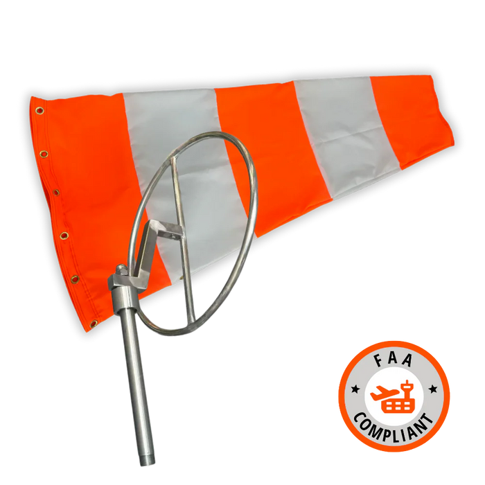 Airport Windsock Kit- Heavy Duty Windsock and Frame