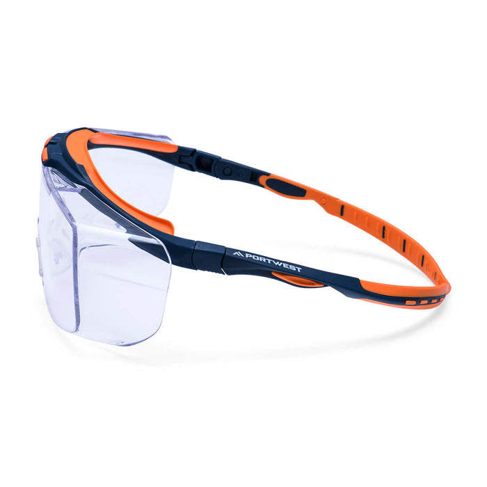 Portwest Peak OTG Safety Glasses, PS24