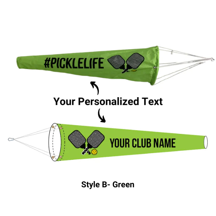 Personalized Pickleball Windsock