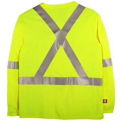 Big Bill High Visibility FR Long Sleeve T-Shirt - Yellow