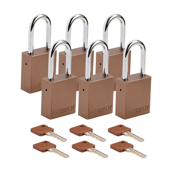 Velocity Aluminum Safety Lockout Padlock- Keyed Alike