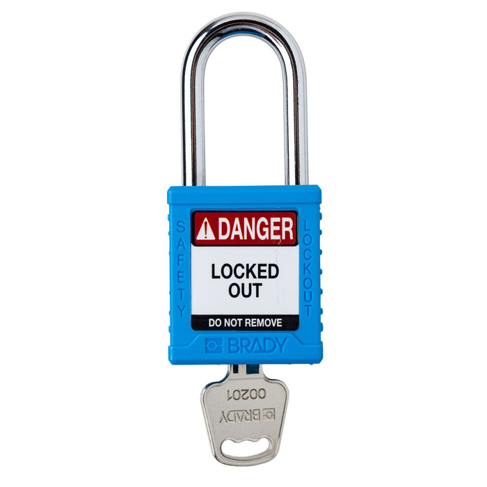 Nylon Safety Lockout Padlocks - Keyed Different