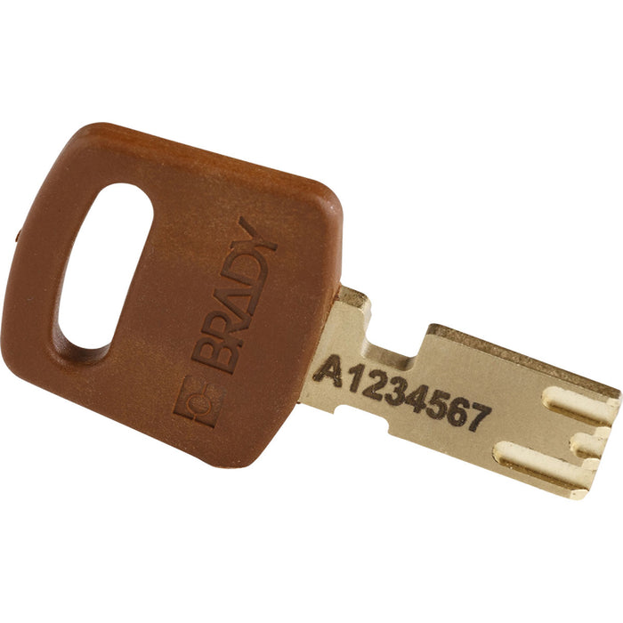 Cadenas de consignation en aluminium SafeKey - Clés identiques