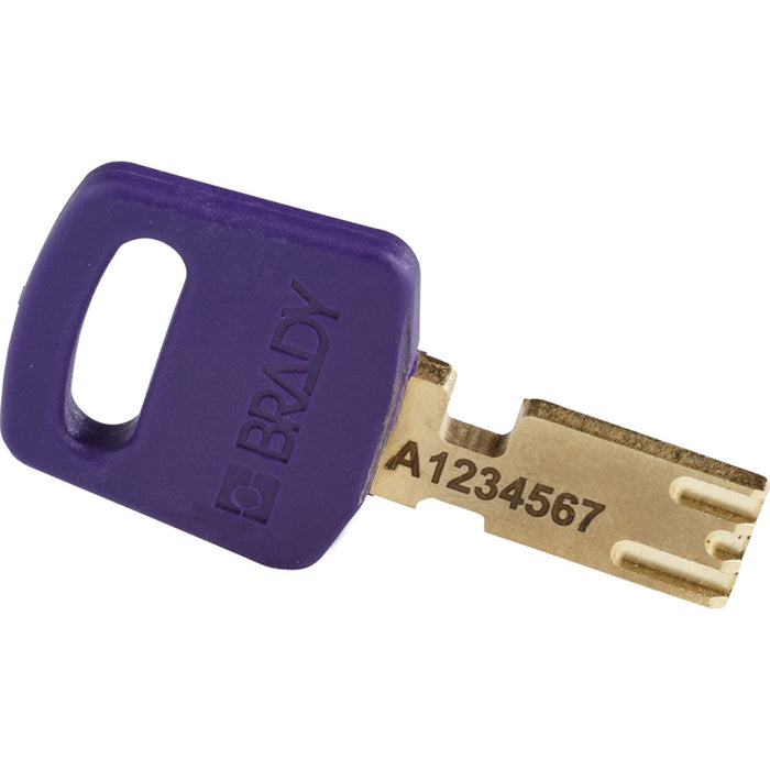 Cadenas de consignation en aluminium SafeKey - Clés identiques