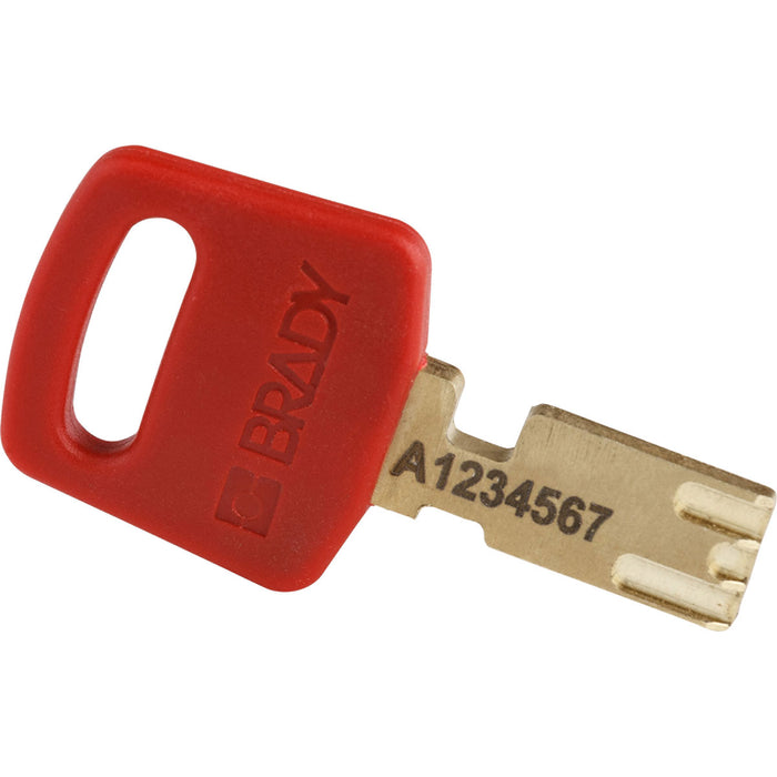 SafeKey Aluminum Lockout Padlocks - Keyed Different-Aluminum Padlocks-Brady-[Safety Supply]-Mann Supply