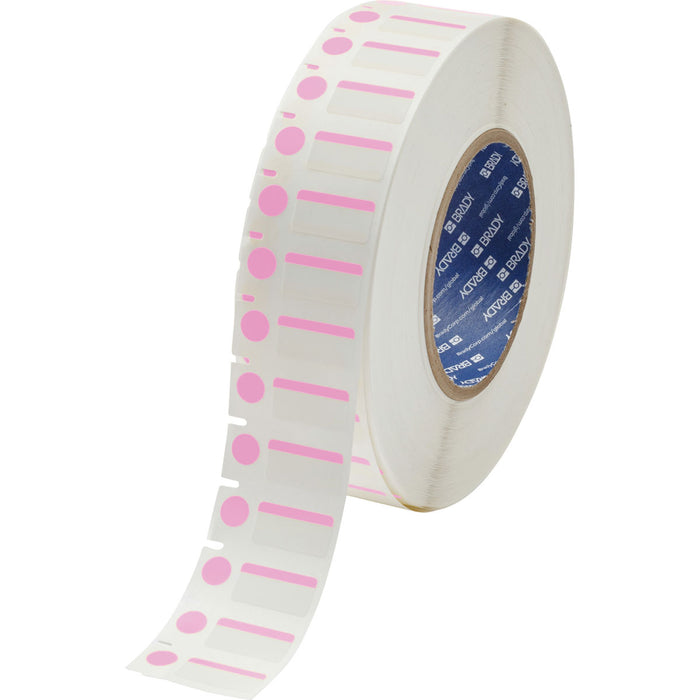 Brady 3 Core Color Polyester Vial & Tube Labels - Durable Lab Labels for Easy Sample Identification & Organization