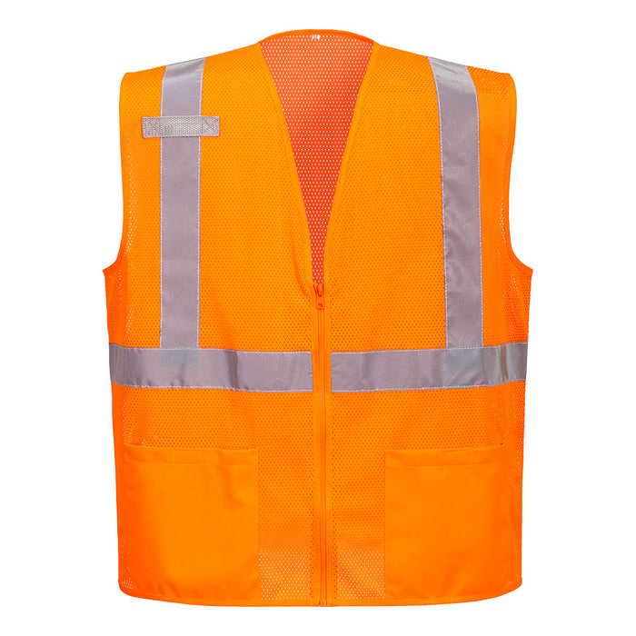 Economy Hi-Vis Mesh External Pocket Vest - UC495