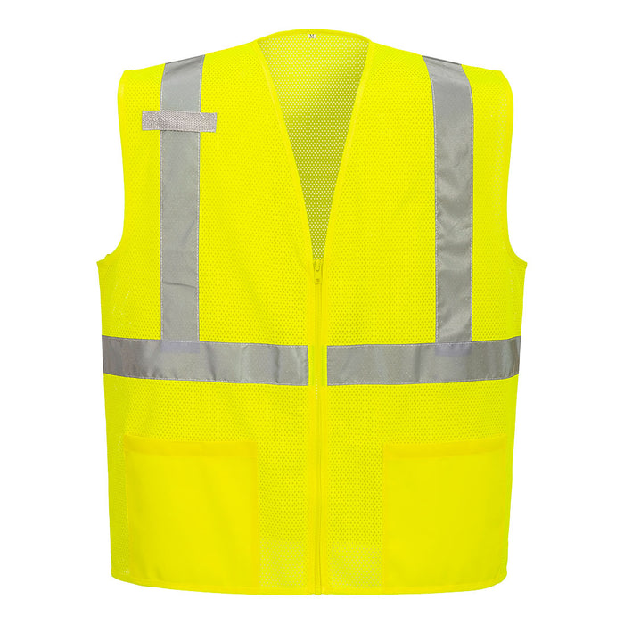 Economy Hi-Vis Mesh External Pocket Vest - UC495