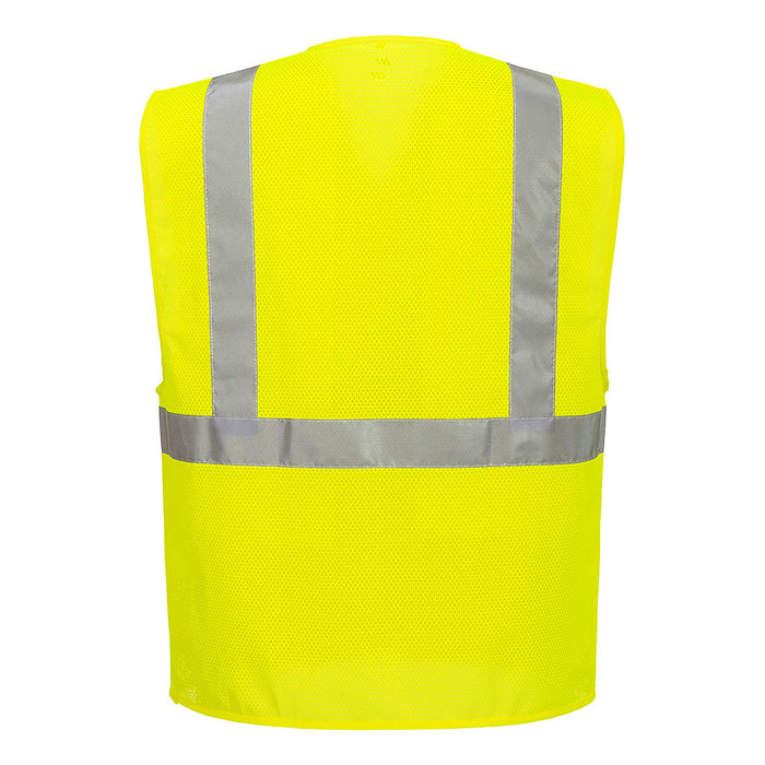 Economy Hi-Vis Mesh External Pocket Vest - UC495