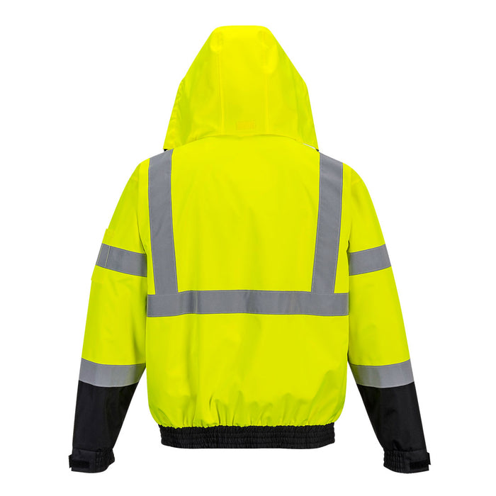 Hi-Vis 3-in-1 Contrast Premium Bomber Jacket  -  US365