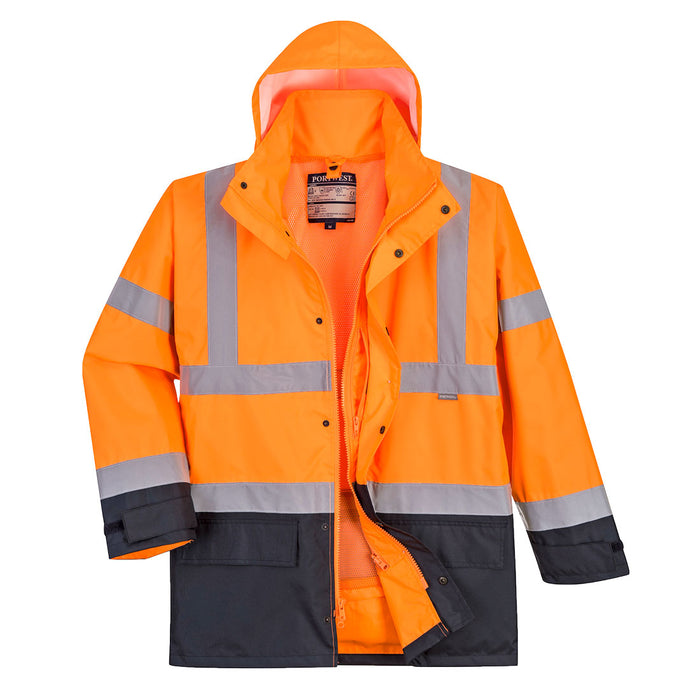 Hi-Vis 5-in-1 Contrast Executive Jacket - US768