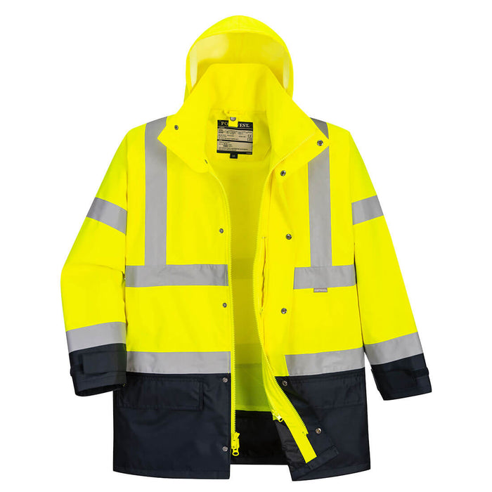 Hi-Vis 5-in-1 Contrast Executive Jacket - US768