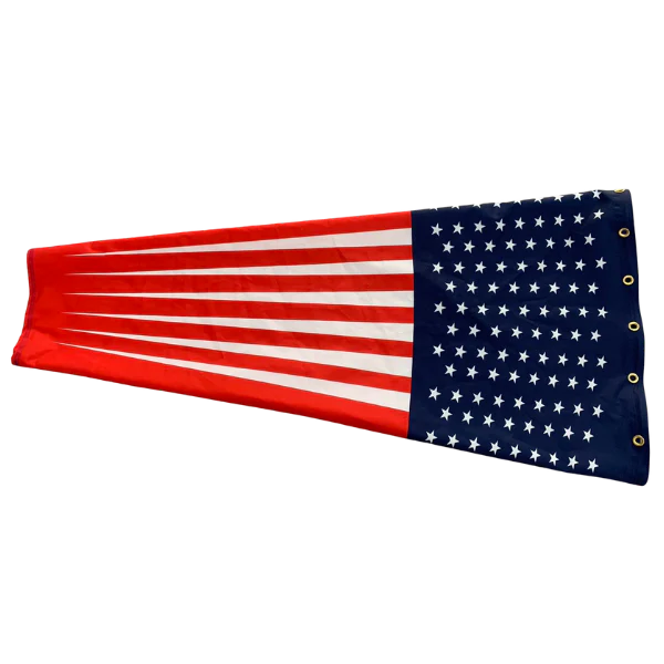 American Flag Heavy-Duty Windsock Outdoor Use