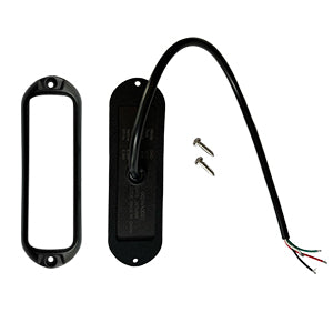 Opti-Luxx WA1000 Series 4.8" Oval Green LED Warning Light (2-Screw Mount, 4-Wire Cable)