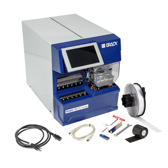 Wraptor A6500 Fiber Optic Wrap Printer Applicator with Product and Wire ID Software Suite