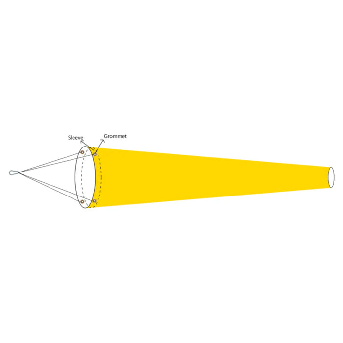 Beach Warning Flag Lightweight Windsocks