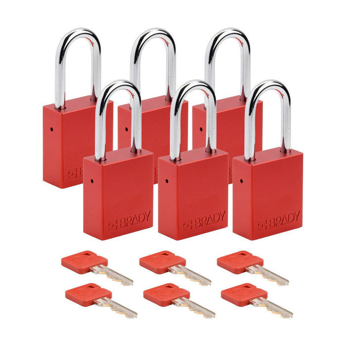 Aluminum Padlocks - Mann Supply BradyAluminum