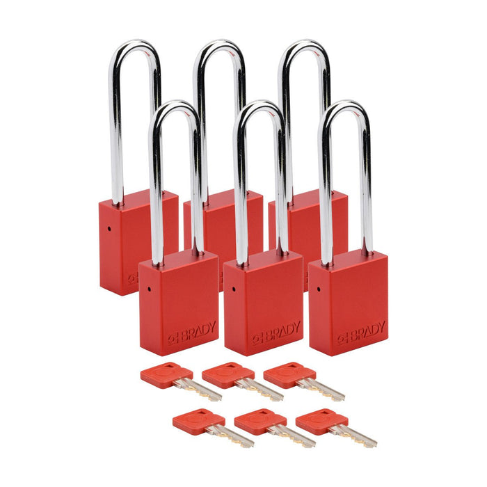 Aluminum Padlocks - Mann Supply BradyAluminum