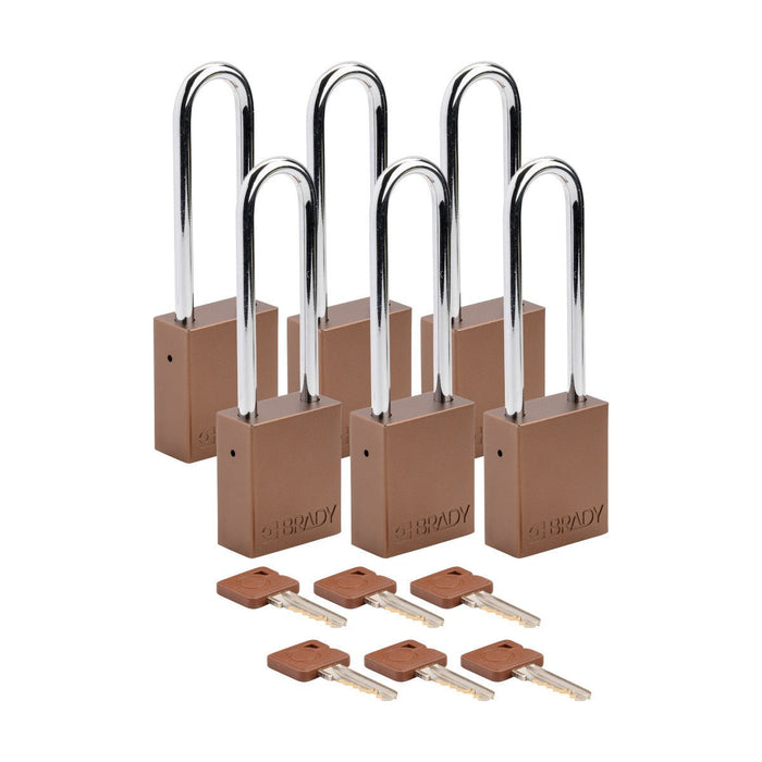 Aluminum Padlocks - Mann Supply BradyAluminum