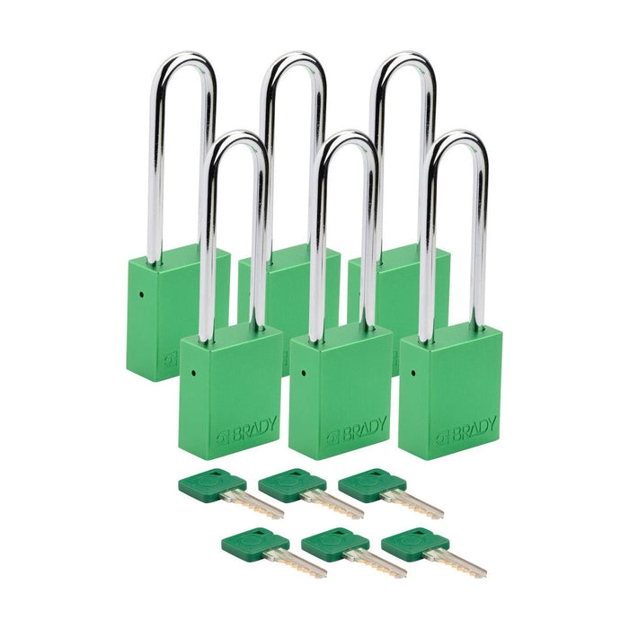 Aluminum Padlocks - Mann Supply BradyAluminum