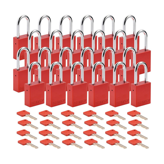 Aluminum Padlocks - Mann Supply BradyAluminum