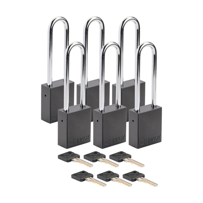 Aluminum Padlocks - Mann Supply BradyAluminum