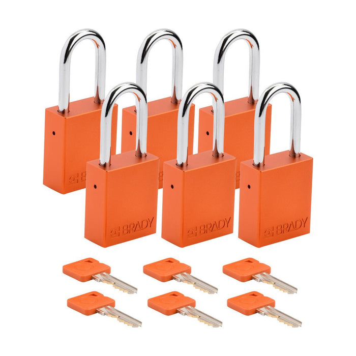 Aluminum Padlocks - Mann Supply BradyAluminum Padlocks