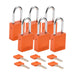 Aluminum Padlocks - Mann Supply BradyAluminum Padlocks