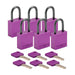 Aluminum Padlocks - Mann Supply BradyAluminum Padlocks
