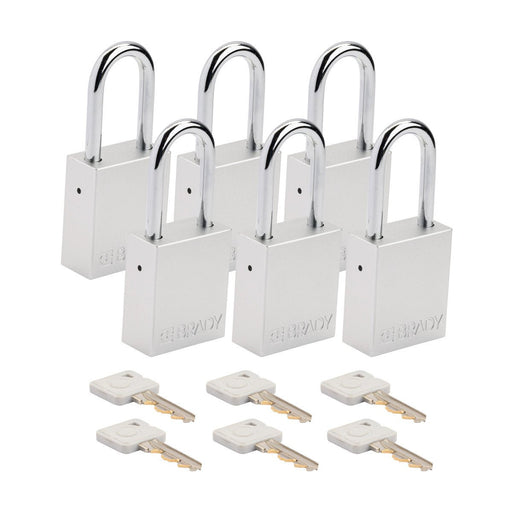 Aluminum Padlocks - Mann Supply BradyAluminum Padlocks