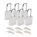 Aluminum Padlocks - Mann Supply BradyAluminum Padlocks